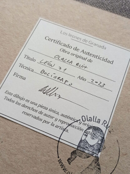 Certificado León 71