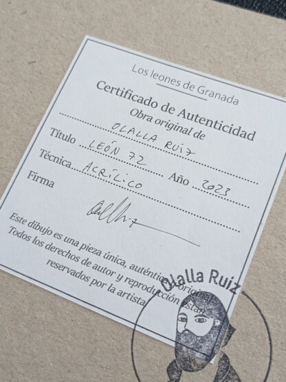 Certificado León 72